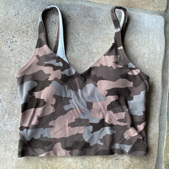 lululemon align tank (brown camo) - Picture 1 of 2